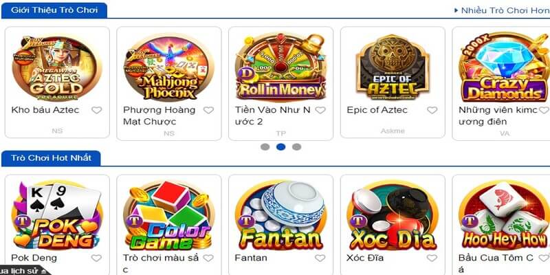 Thế giới game bài đa dạng từ nhiều trò chơi truyền thống