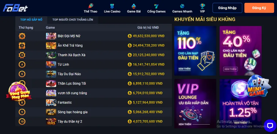 Các trò chơi casino tại J888 Code